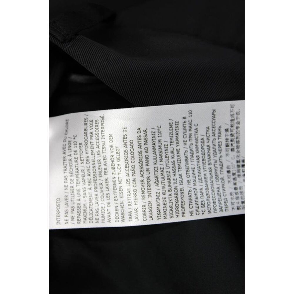 Jil Sander Womens Zipper Fly High Rise Wide Leg Pants Black Cotton Size FR 34 - Picture 5 of 6